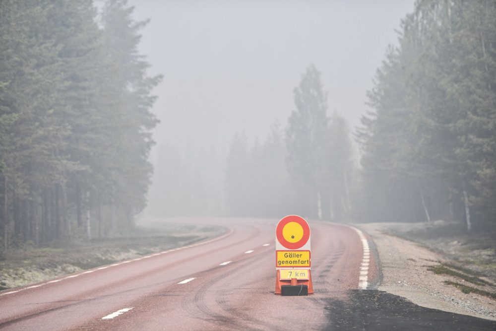 Waldbrände in Schweden