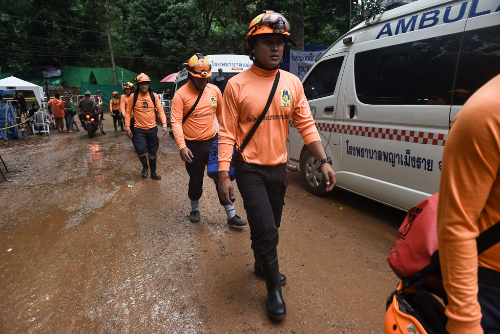 In Thailand startet die Rettung der eingeschlossen Jungen