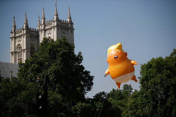 Proteste gegen Trump-Besuch in London