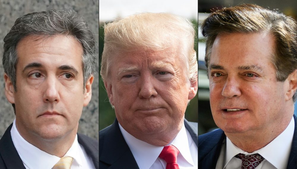 Michael Cohen (links) und Paul Manafort (rechts) bringen US-Präsident Trump in Bedrängnis