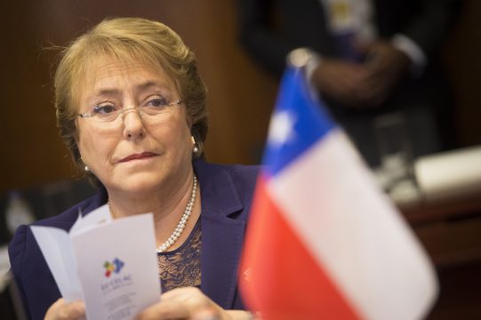 Michelle Bachelet 2015 in Brüssel