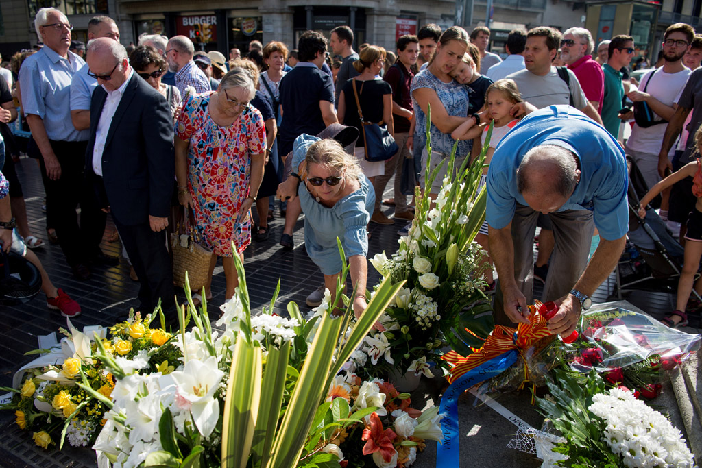 Gedenkfeier in Barcelona am Jahrestag des Terroranschlags
