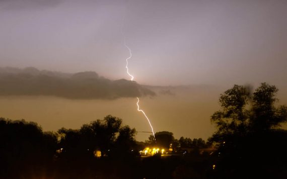 Gewitter über Belgien