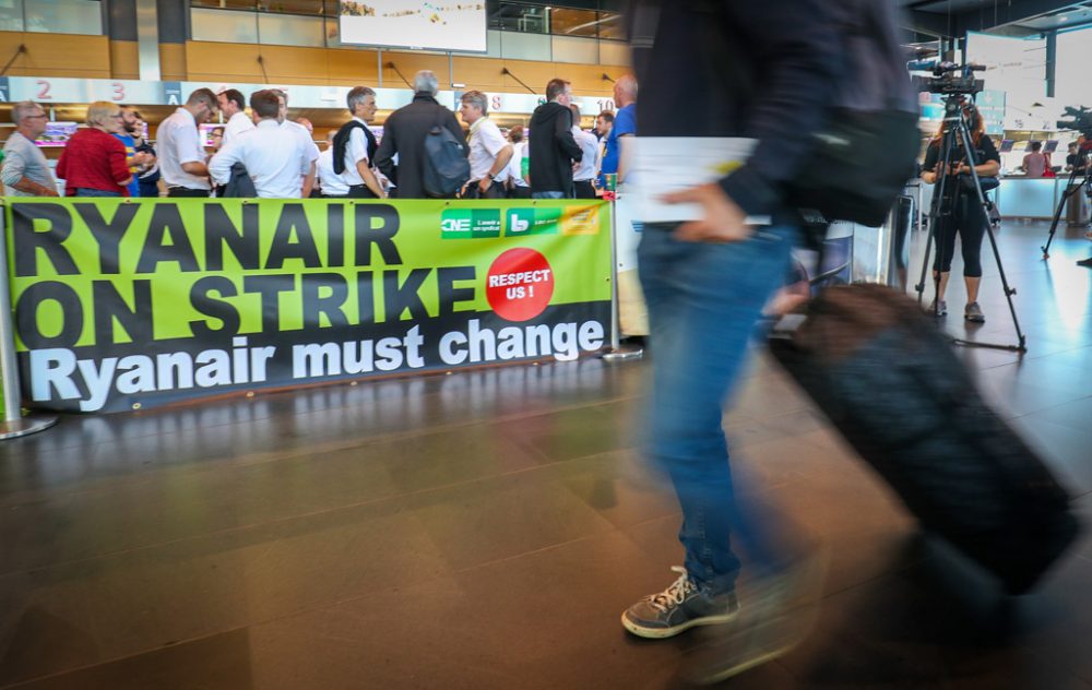 Ryanair-Streik in Charleroi