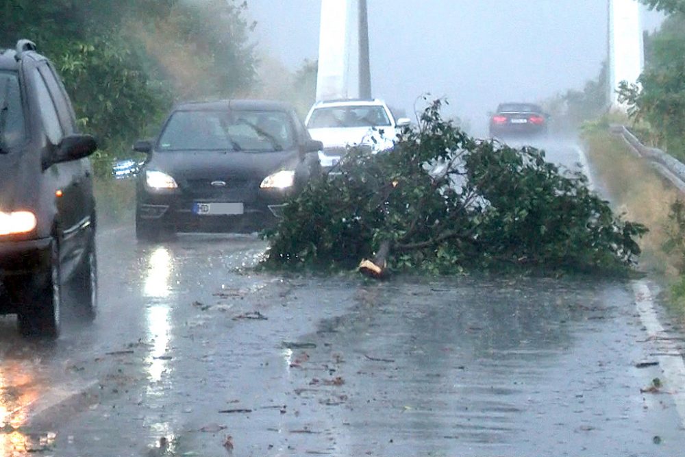 Unwetter in Deutschland