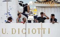 Flüchtlinge auf der Diciotti