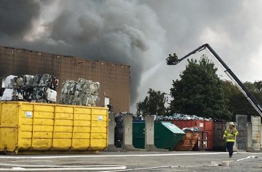 Großfeuer im Aachener Osten (Bild: Stadt Aachen/Stefan Herrmann)