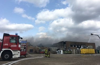 Großfeuer im Aachener Osten (Bild: Stadt Aachen/Stefan Herrmann)