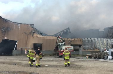 Großfeuer im Aachener Osten (Bild: Stadt Aachen/Stefan Herrmann)