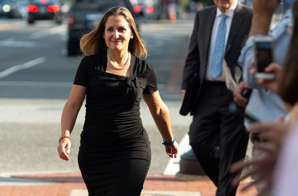 Die kanadische Außenministerin Chrystia Freeland