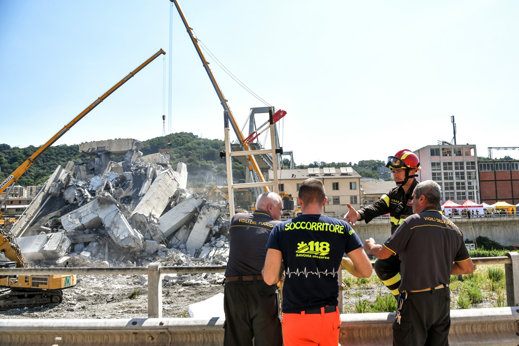 Brückeneinsturz in Genua