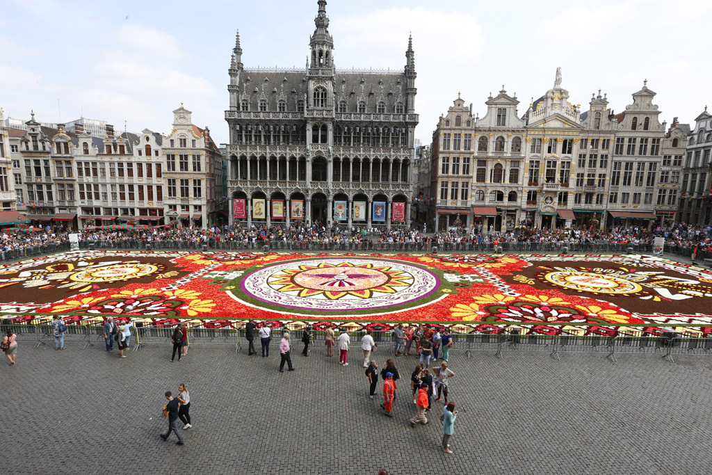 Blumenteppich auf der Brüsseler Grand-Place