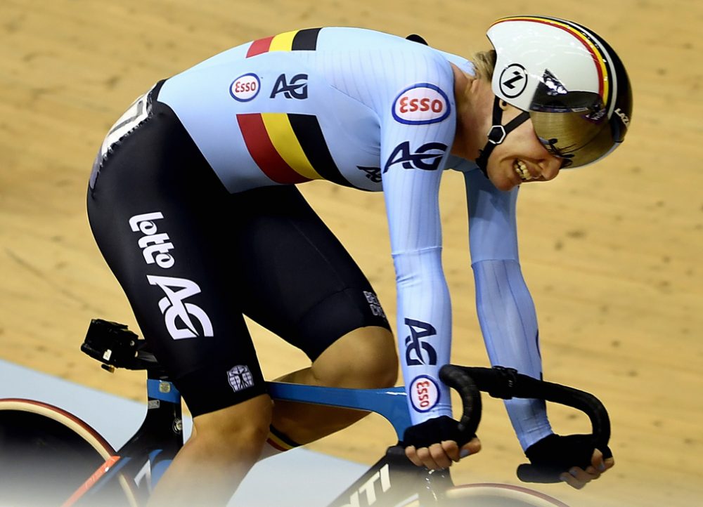 Jolien D'hoore holt die erste Medaille für Belgien