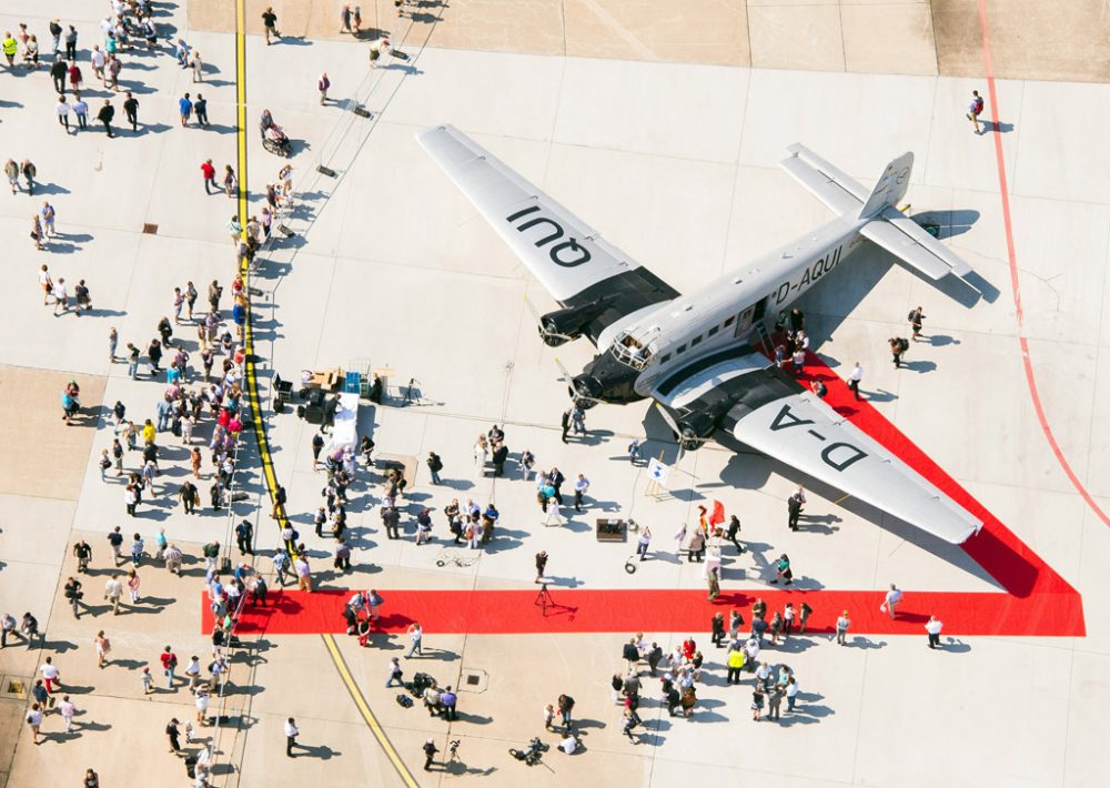 Junckers Ju-52 bei den Airport Days in Hamburg 2015