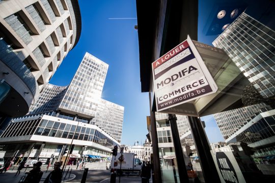 Leerstehendes Geschäftslokal in Brüssel (Illustrationsbild: Siska Gremmelprez/Belga)