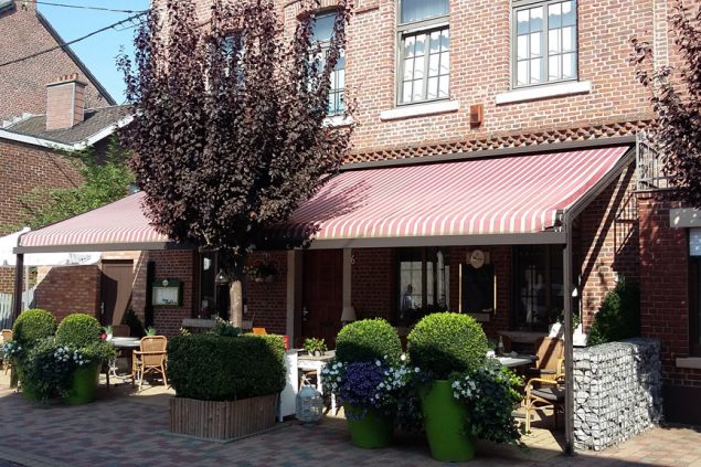 Messerattacke in Moresnet-Chapelle - Restaurant in der rue de la clinique (Bild: Chantal Delhez/BRF)