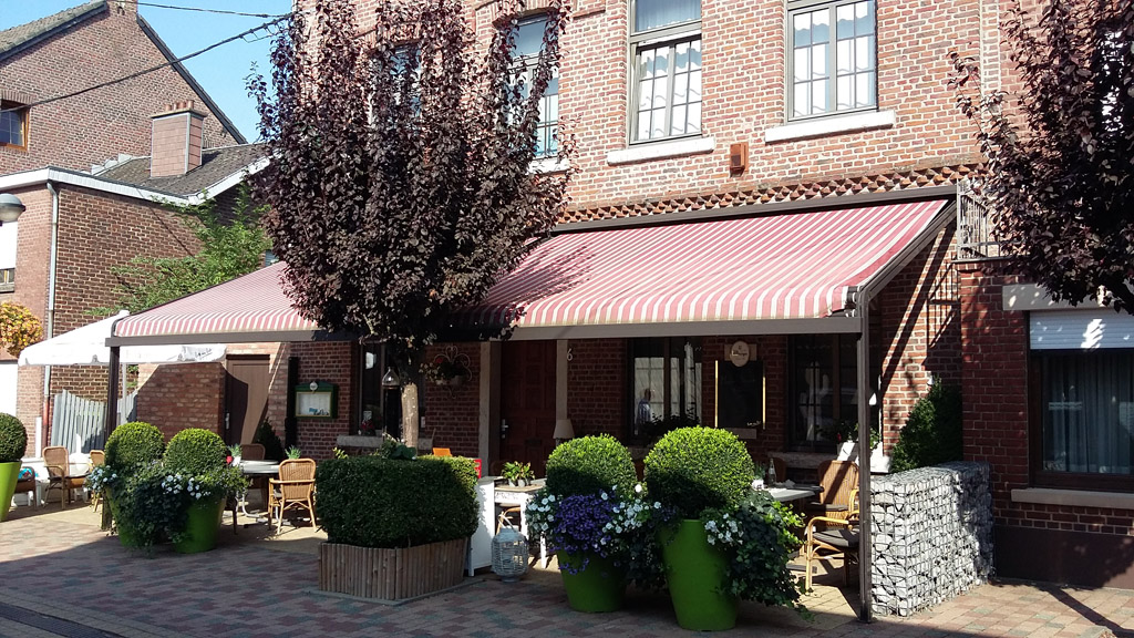 Messerattacke in Moresnet-Chapelle - Restaurant in der rue de la clinique (Bild: Chantal Delhez/BRF)