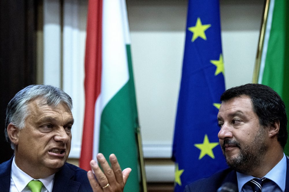 Italiens Innenminister Matteo Salvini und Ungarns Regierungschef Viktor Orban