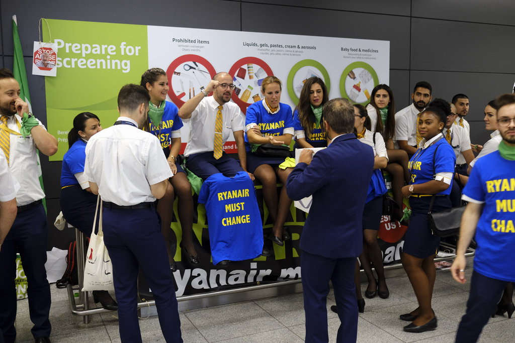 Ryanair-Streik am Flughafen Zaventem