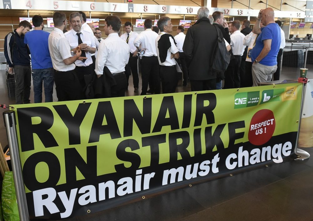 Ryanair-Streik in Belgien