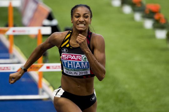 Nafi Thiam bei der Leichtathletik-EM in Berlin