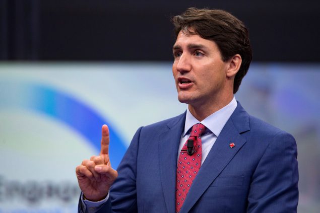 Kanadas Premier Justin Trudeau (Archivbild: Geoffroy Van Der Hasselt/AFP)