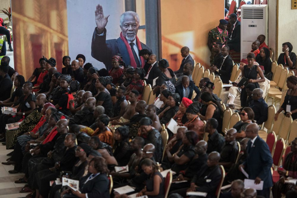 Staatsbegräbnis für Kofi Annan in Ghana