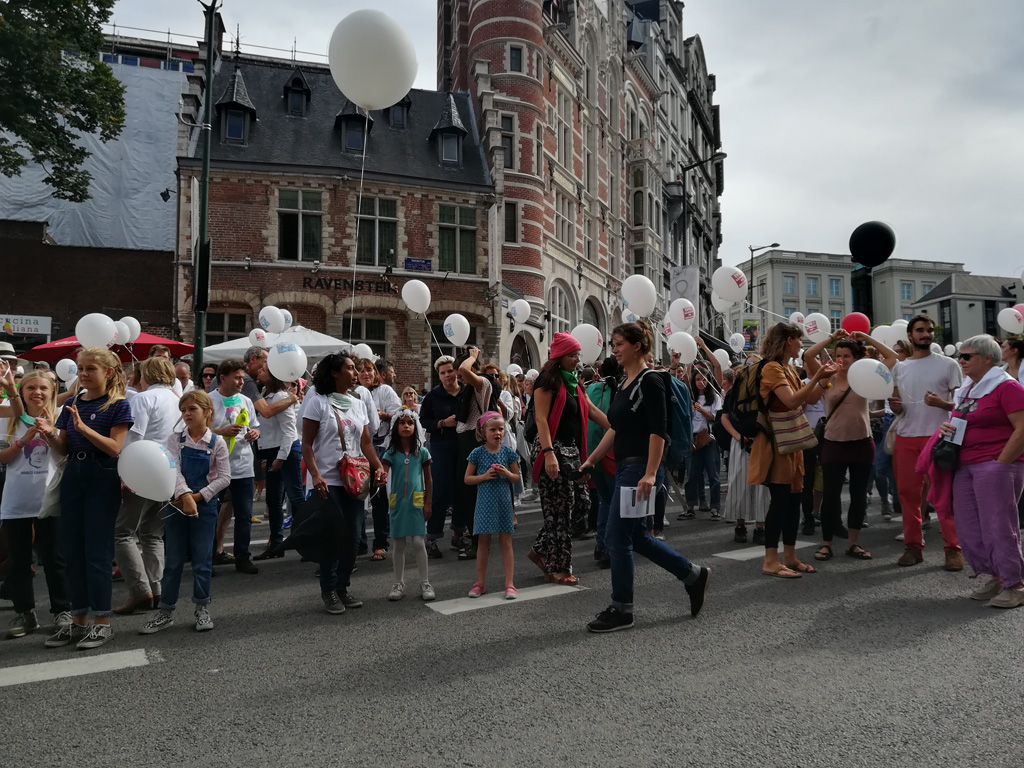Demo gegen Abtreibung in Brüssel (Bild: Antony Gevaert/Belga)