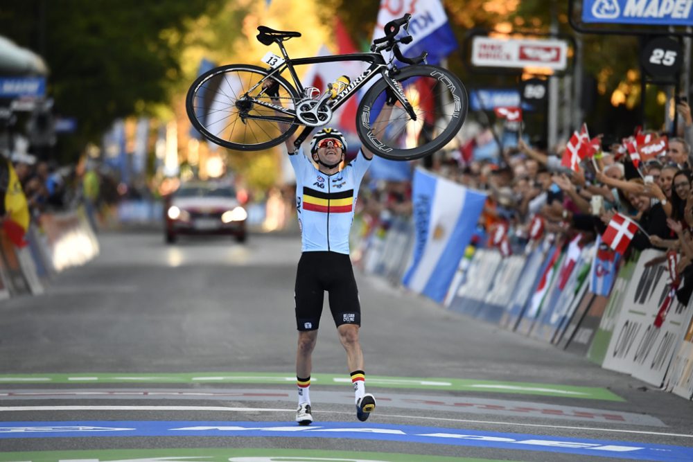 Rad-WM: Zweite Goldmedaille für Evenepoel