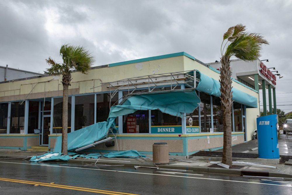 Hurrikan "Florence": Sturmschäden am 14.9.2018 in Myrtle Beach, South Carolina