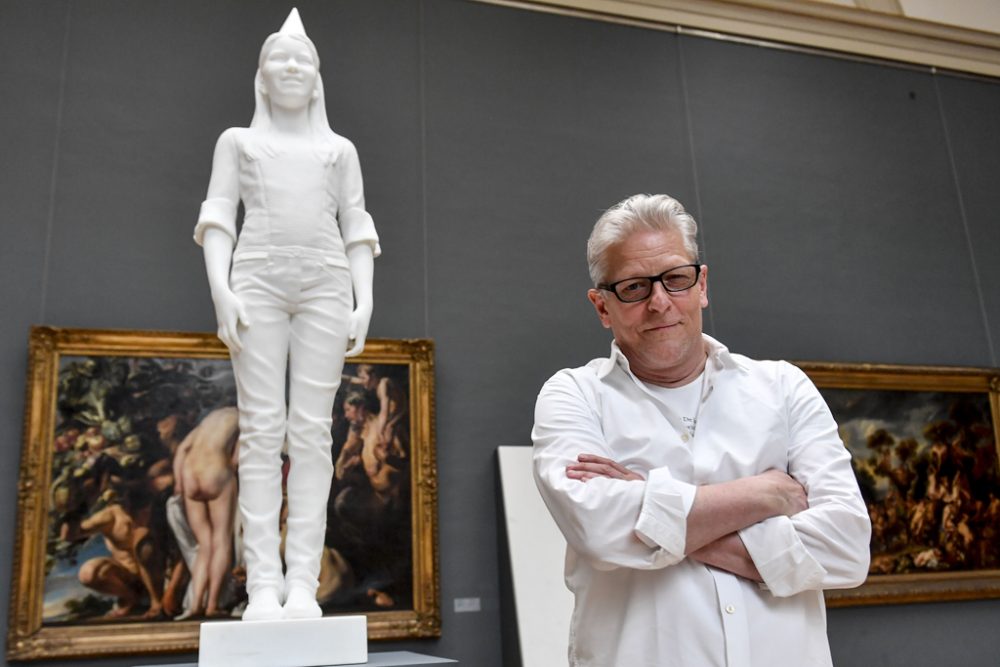 Jan Fabre - Hier bei der Eröffnung seiner Ausstellung "My Queens" im April 2018 (Archivbild: Dirk Waem/Belga)