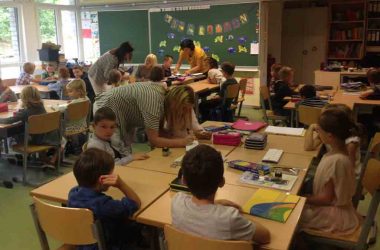 Erster Schultag in Lontzen (Bild: Lena Orban/BRF)