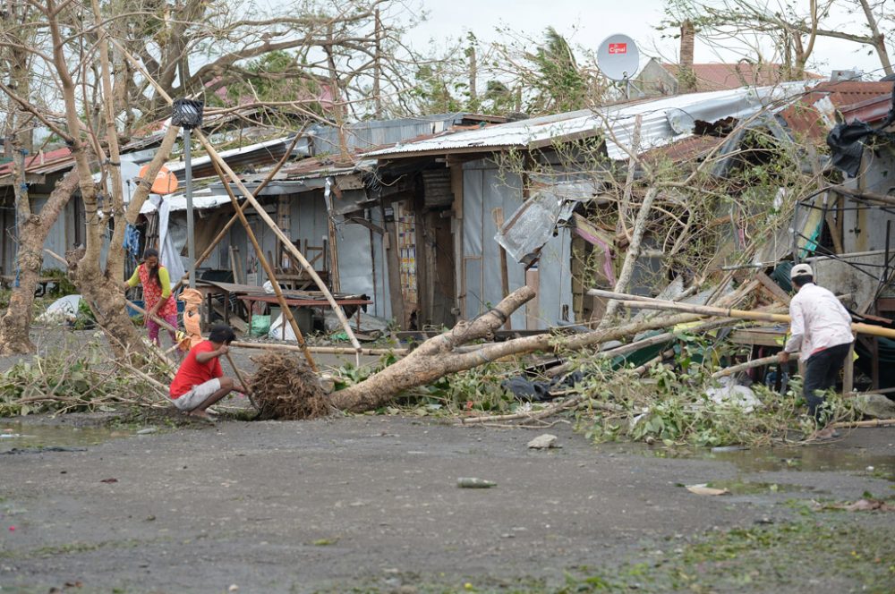 Schäden nach Taifun "Mangkhut"