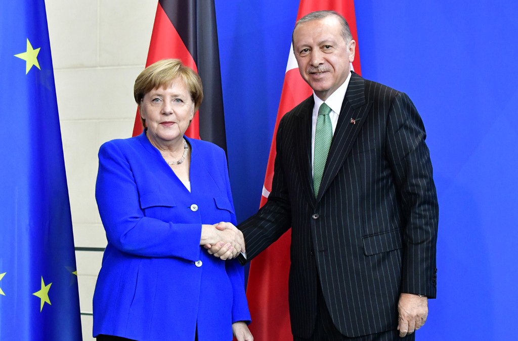 Angela Merkel und Recep Tayyip Erdogan am 28.9.2018 in Berlin