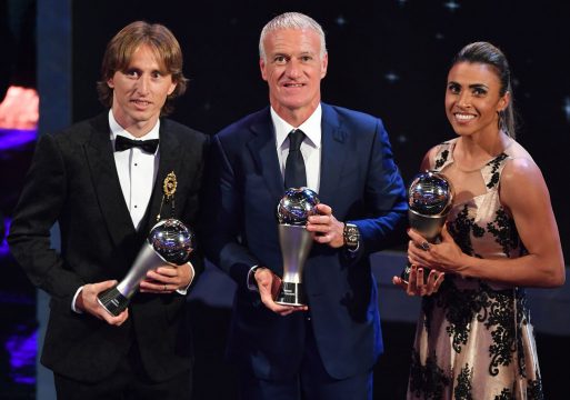 Luka Modric, Didier Deschamps und Marta