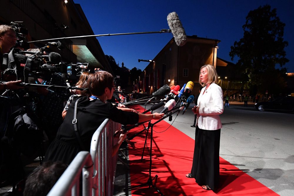 Federica Mogherini in Salzburg