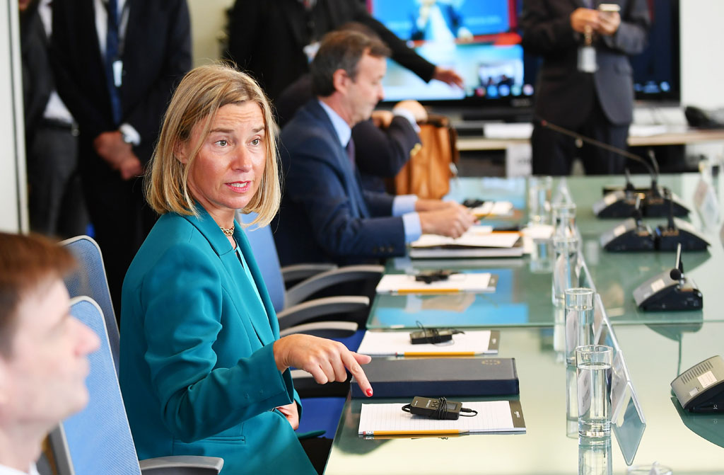 Die EU-Außenbeauftragte Federica Mogherini