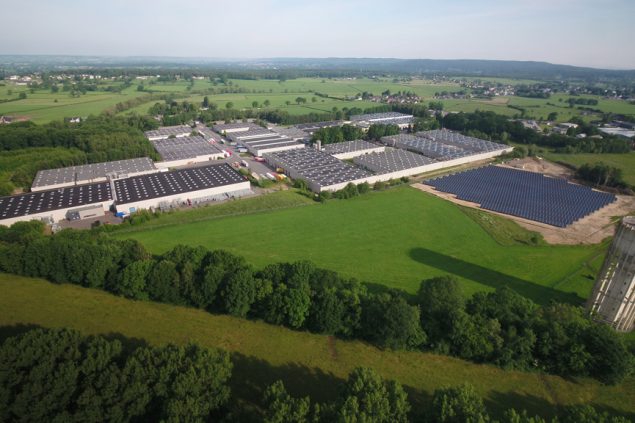 Photovoltaikanlage bei NMC