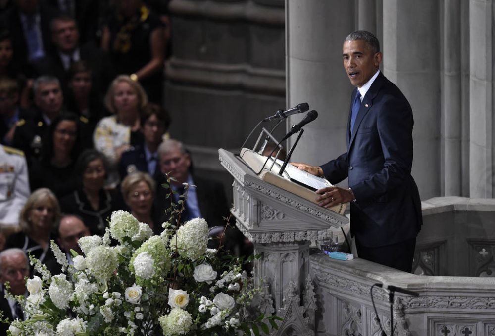 Barack Obama Trauerfeier John McCain