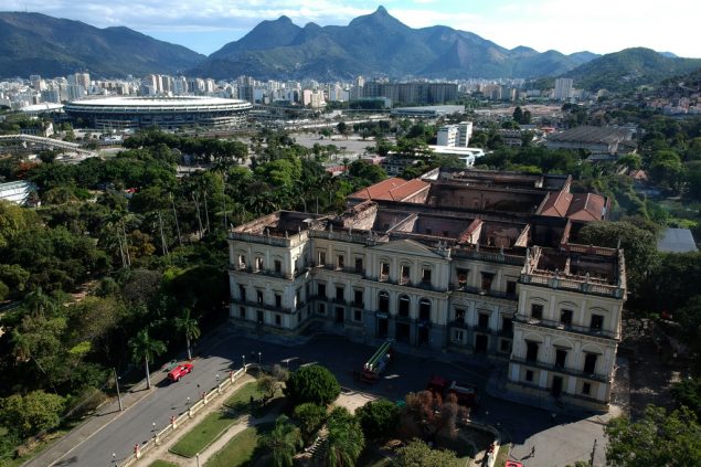 Nationalmuseum von Rio de Janeiro nach dem Brand