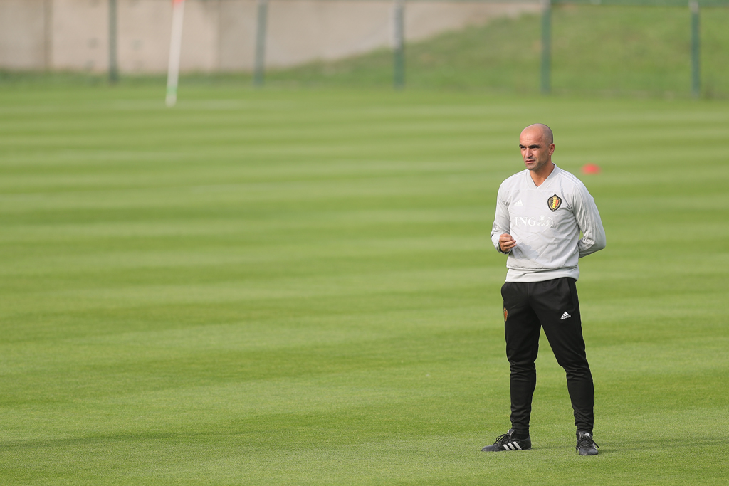 Belgiens Trainer Roberto Martinez
