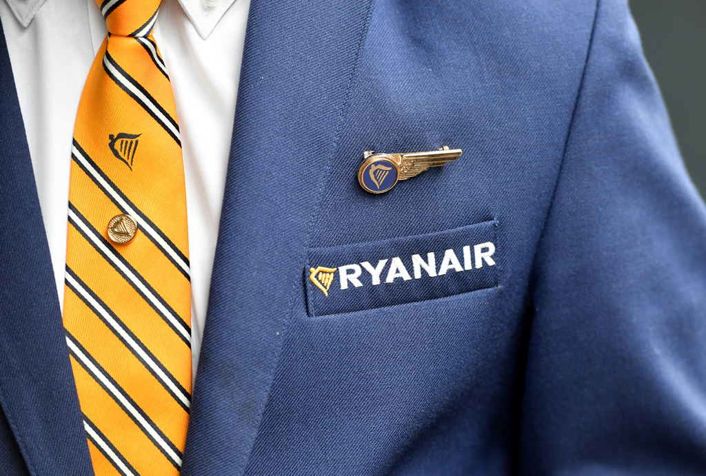 Ryanair-Mitarbeiter (Archivbild: Emmanuel Dunand/AFP)