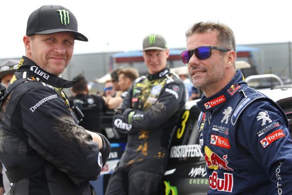 Ehemalige Weltmeister: Neben Petter Solberg fährt auch Sébastien Loeb inzwischen in der Rallycross-WM. Beide starten Ende Oktober bei der Rallye Spanien. (Bild: Volkswagen Motorsport)