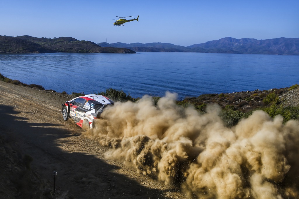 Ott Tänak im Toyota Yaris WRC bei der Rallye Türkei