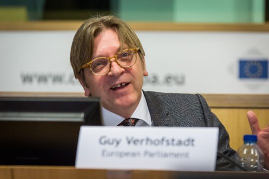 ALDE-Präsident Guy Verhofstadt