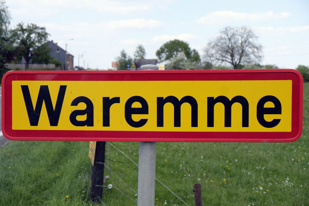 Schild der Gemeinde Waremme am 3.5.2018 (Archivbild: Eric Lalmand/Belga)