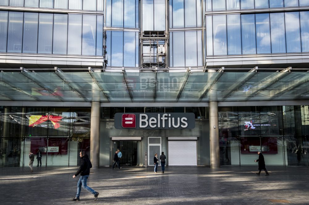 Die Belfius-Bank in Brüssel