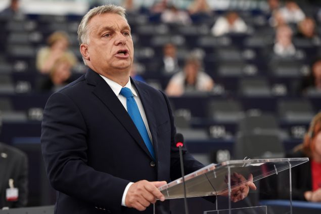 Orban mit zorniger Rede vor dem EU-Parlament