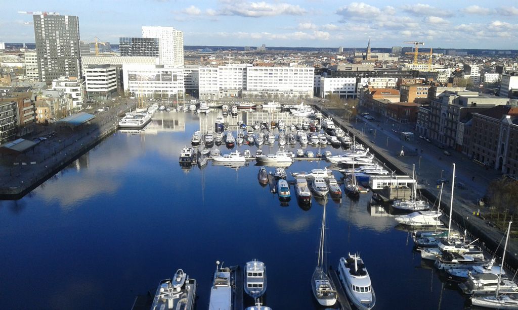 Der Hafen von Antwerpen