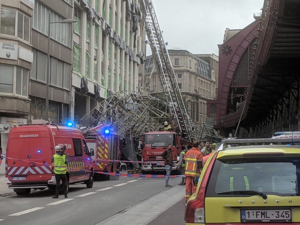 Gerüsteinsturz in Antwerpen